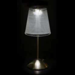 Lampada da tavolo LED touch cromata 30 cm Modern