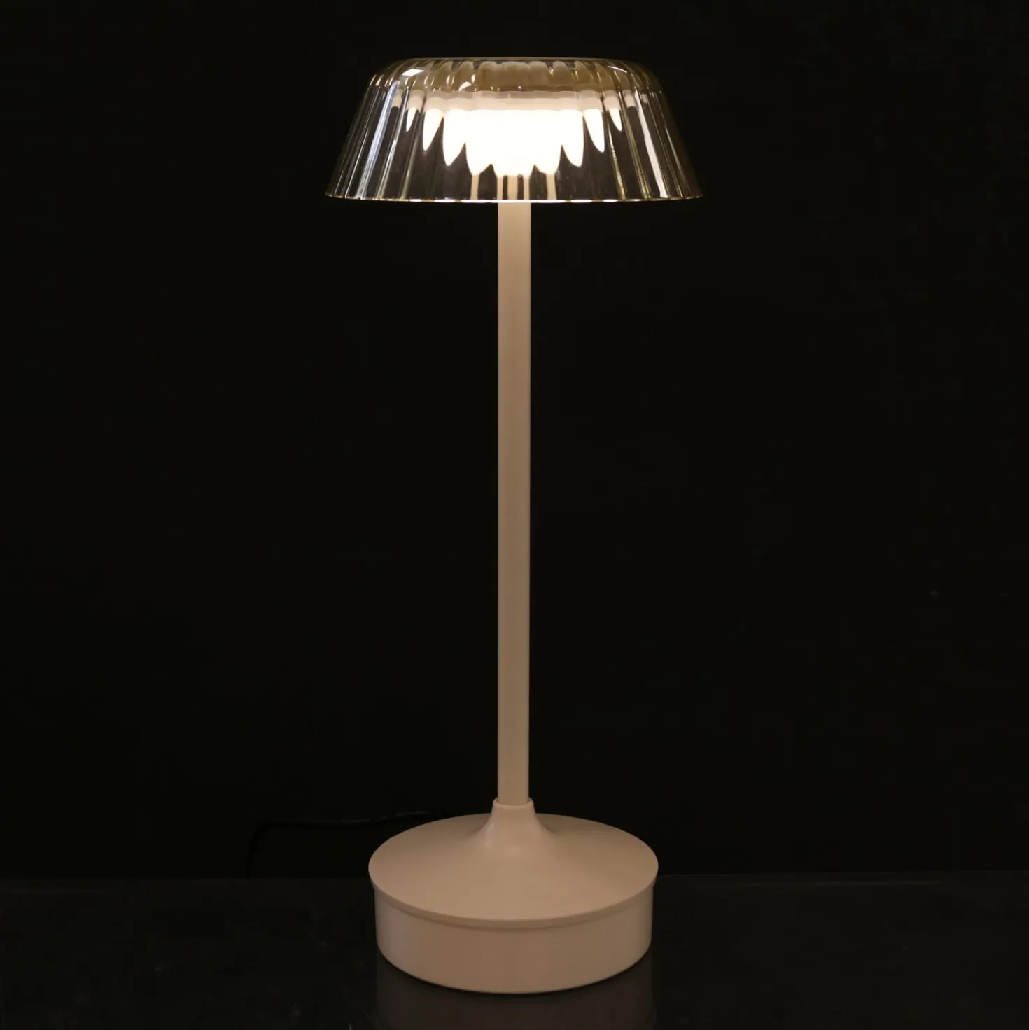 Lampada da tavolo touch 26,5 cm sabbia