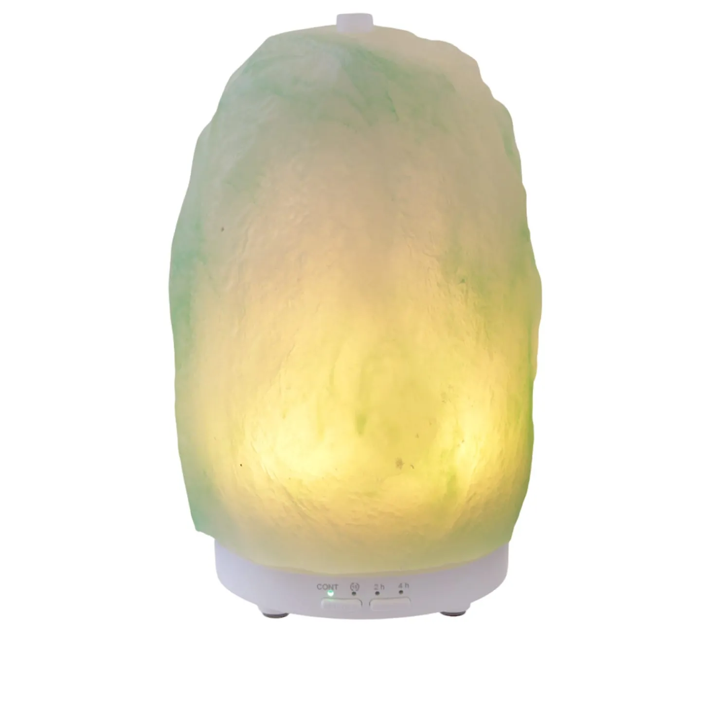 Lampada di sale diffusore elettrico verde