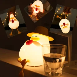 Lampada led papera silicone per bambini