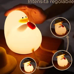 Lampada led papera silicone per bambini