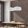 Lampadario bianco Baron Trio