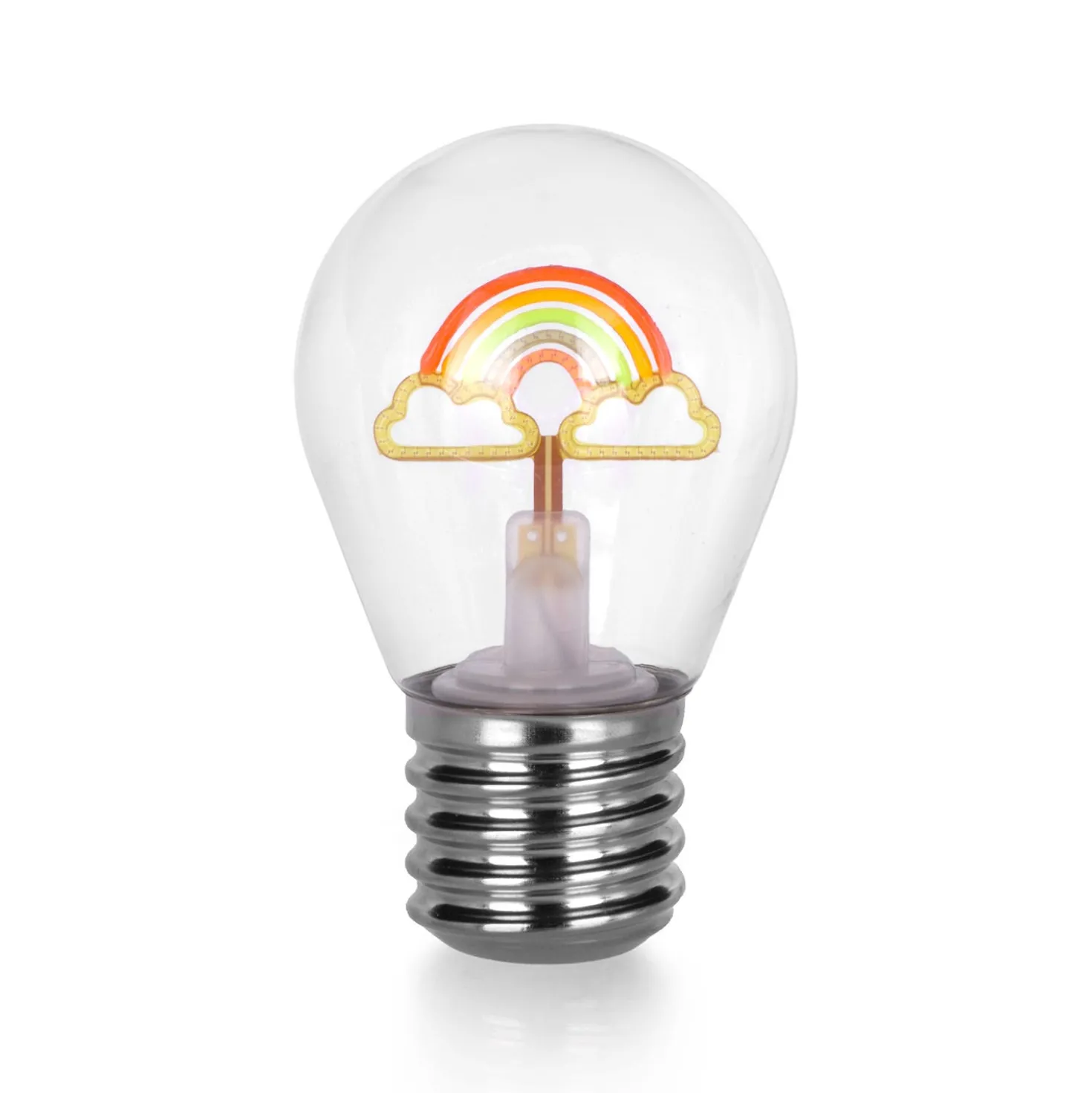 Lampadina decorativa Arcobaleno LED ricaricabile