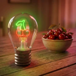 Lampadina decorativa Ciliegie LED ricaricabile