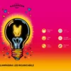 Lampadina decorativa Corna LED ricaricabile