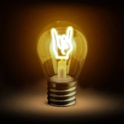 Lampadina decorativa Corna LED ricaricabile