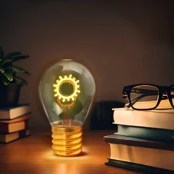 Lampadina decorativa led Sole ricaricabile