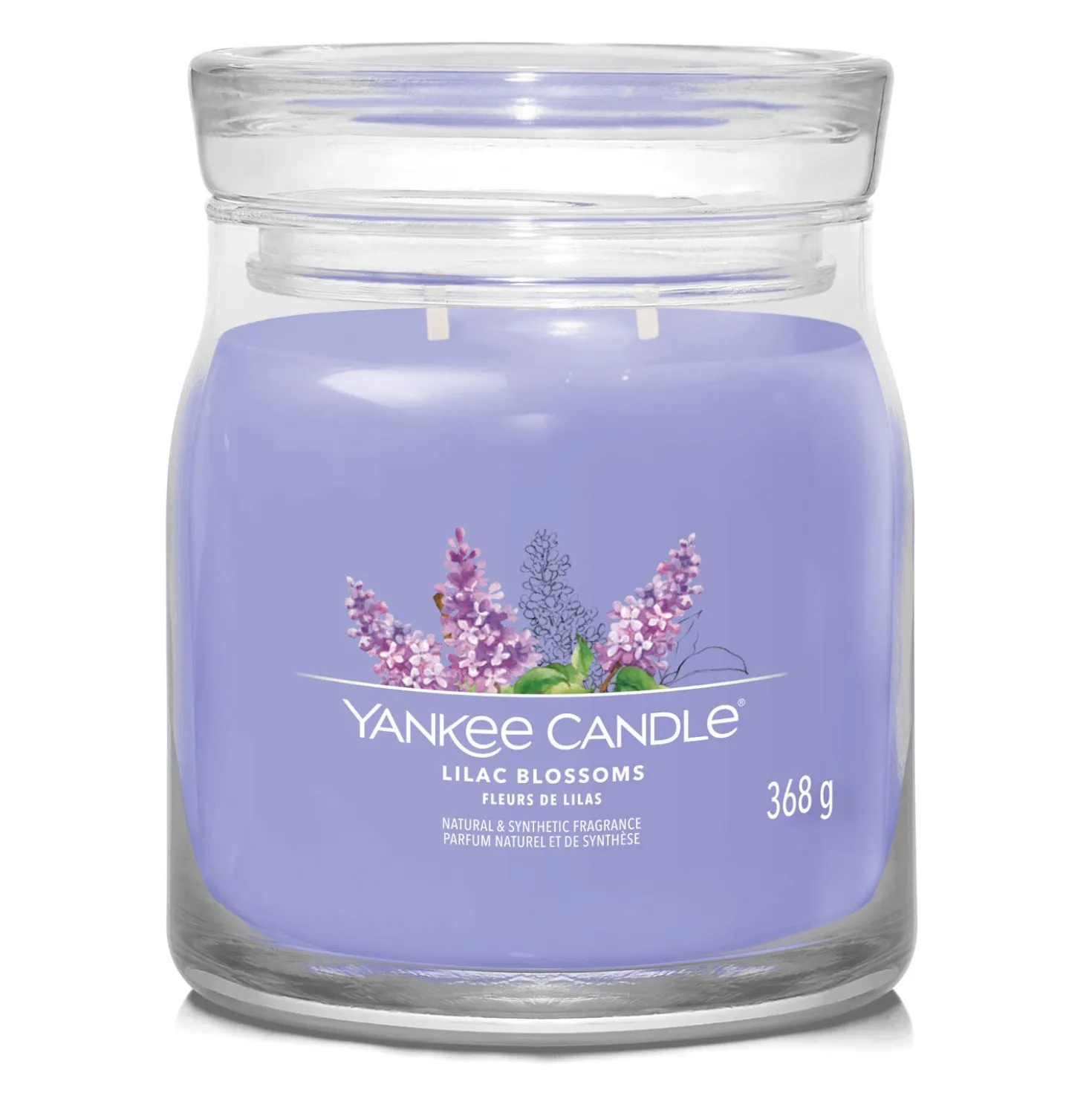 Lilac Blossoms, candela in giara media Yankee Candle