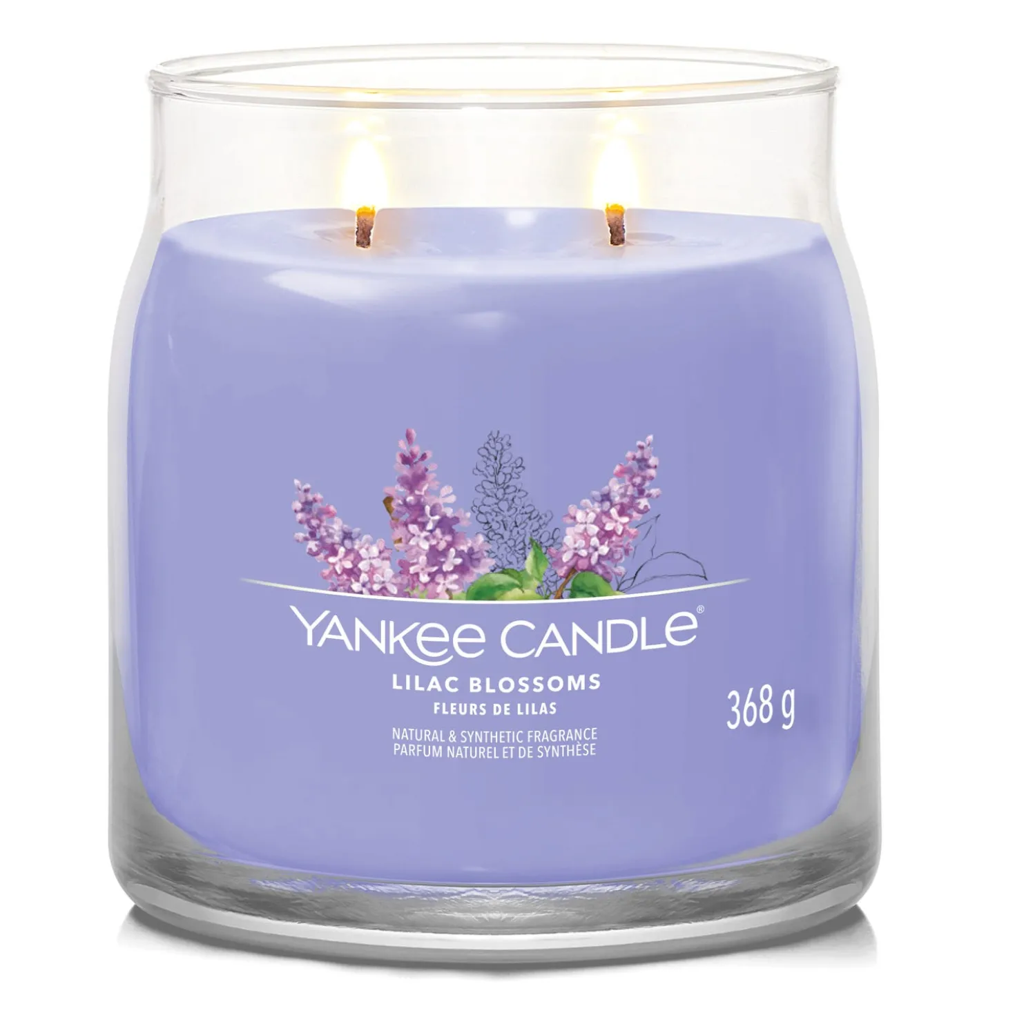 Lilac Blossoms, candela in giara media Yankee Candle