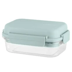 Lunch box per poke a scomparti azzurro