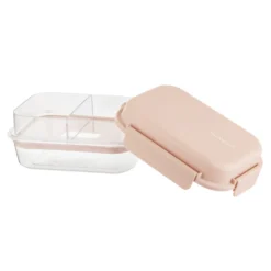 Lunch box per poke a scomparti tortora