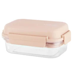 Lunch box per poke a scomparti tortora