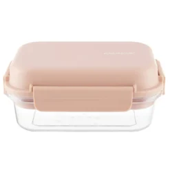 Lunch box per poke a scomparti tortora