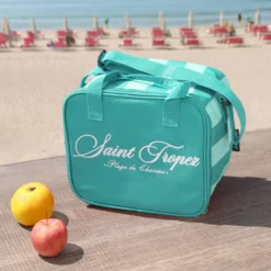 Lunch box Saint Tropez azzurro con tracolla
