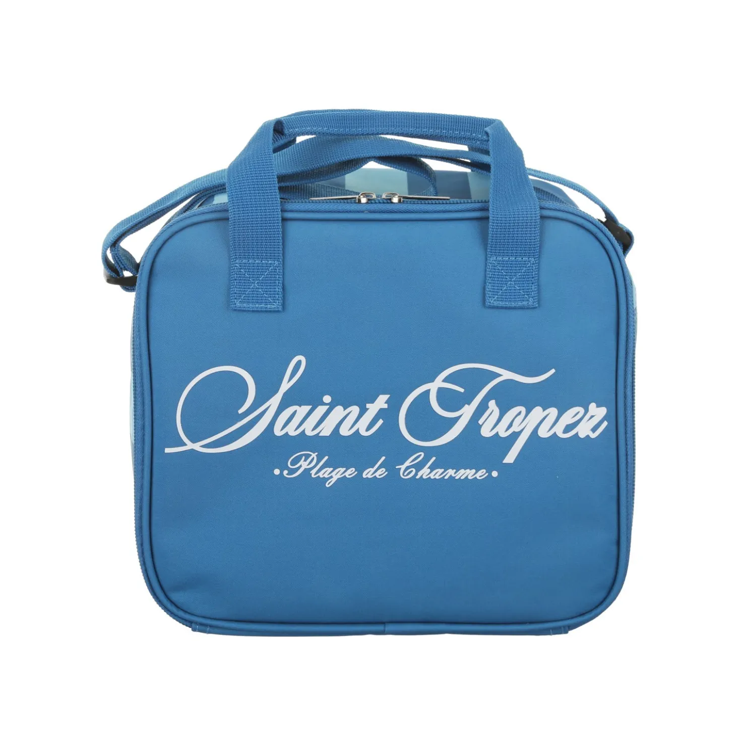 Lunch box Saint Tropez blu con tracolla