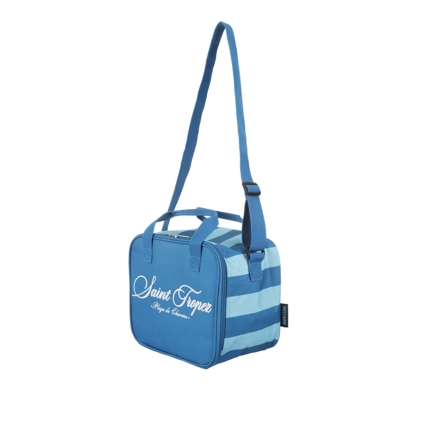 Lunch box Saint Tropez blu con tracolla
