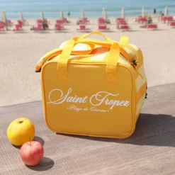 Lunch box Saint Tropez giallo con tracolla