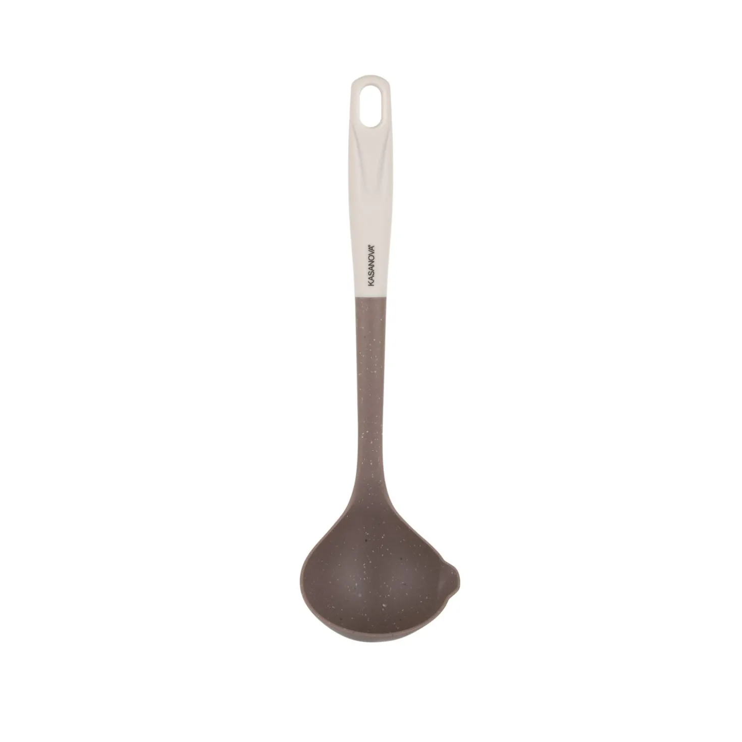 Mestolo in nylon 34 cm marrone