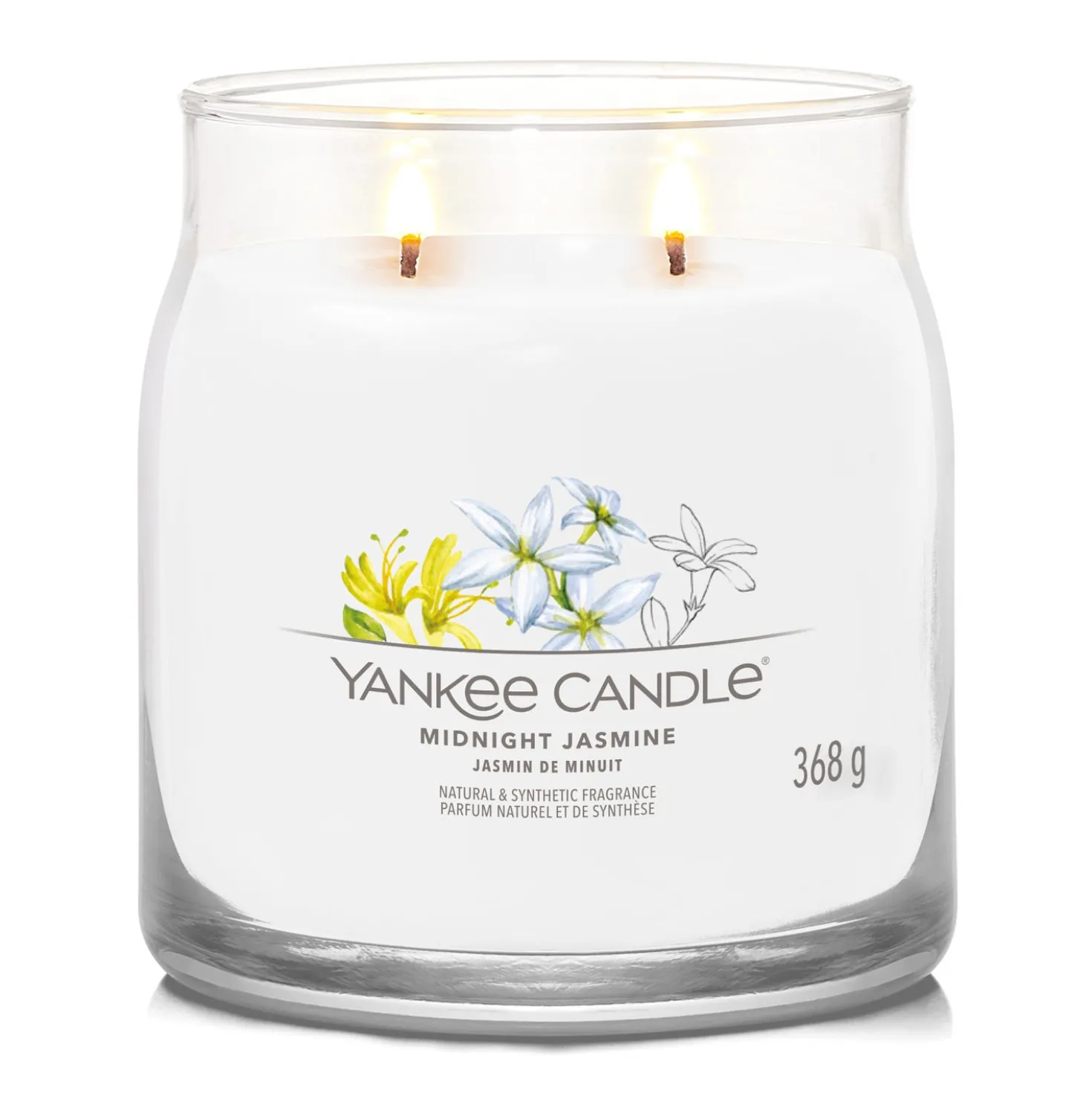 Midnight Jasmine, candela in giara media Yankee Candle