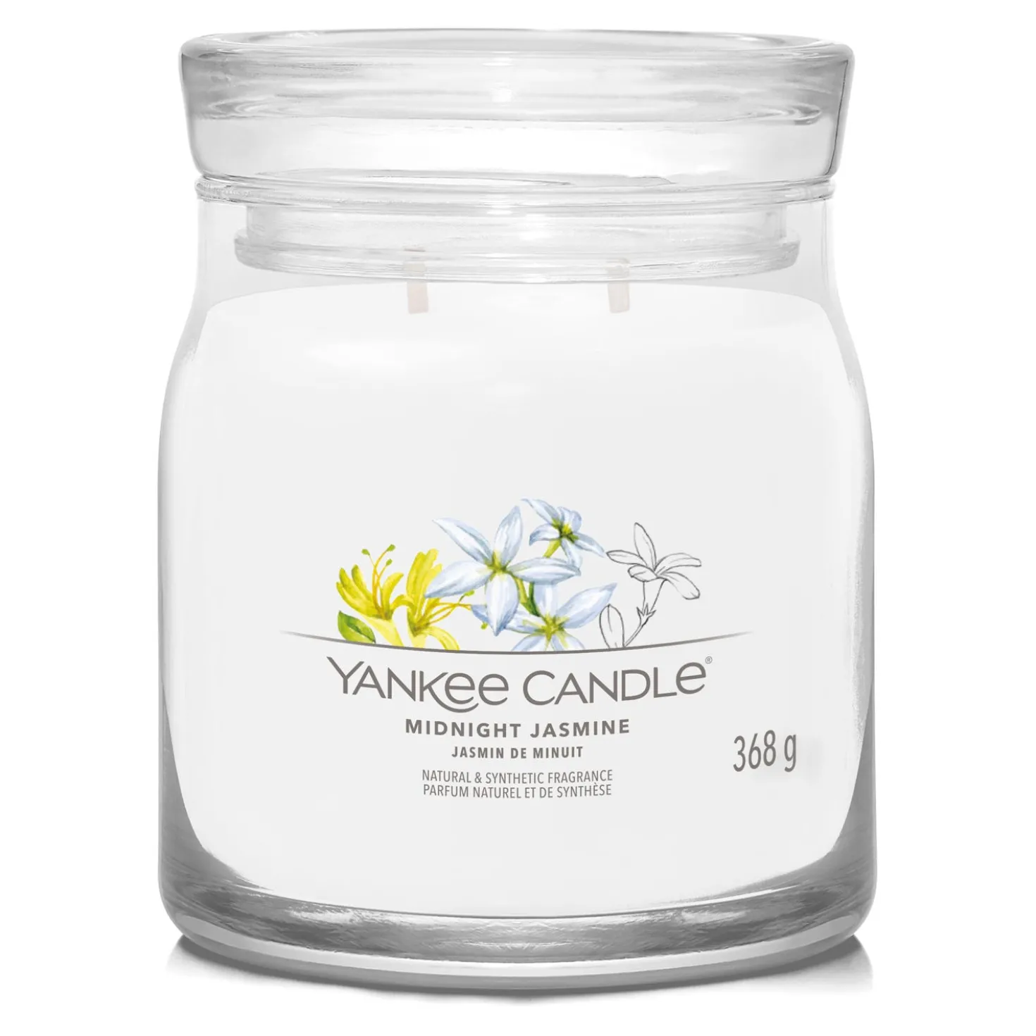 Midnight Jasmine, candela in giara media Yankee Candle