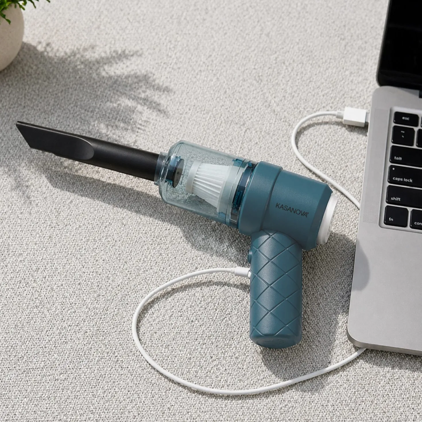 Mini aspiratore 2 in 1 senza fili verde