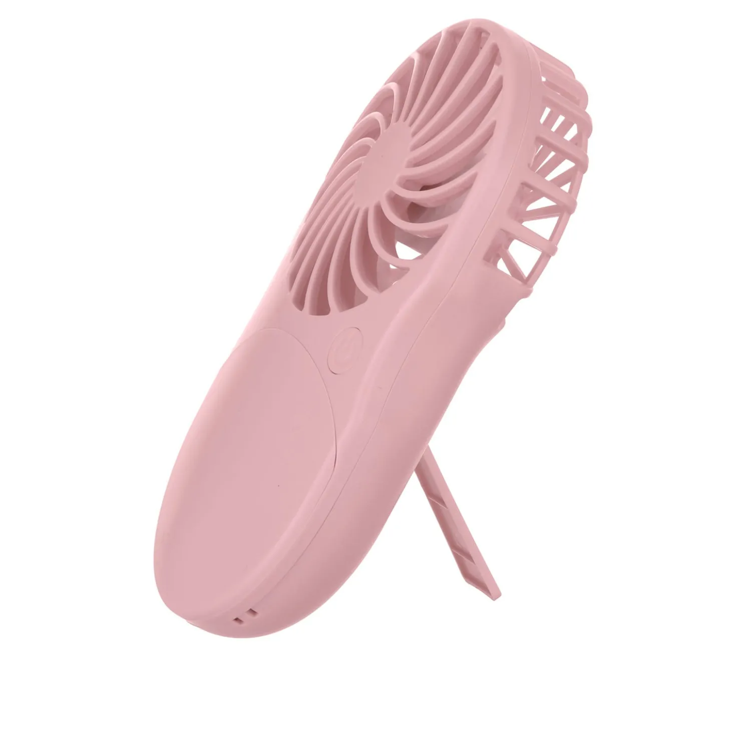 Miniventilatore tascabile con specchio led rosa