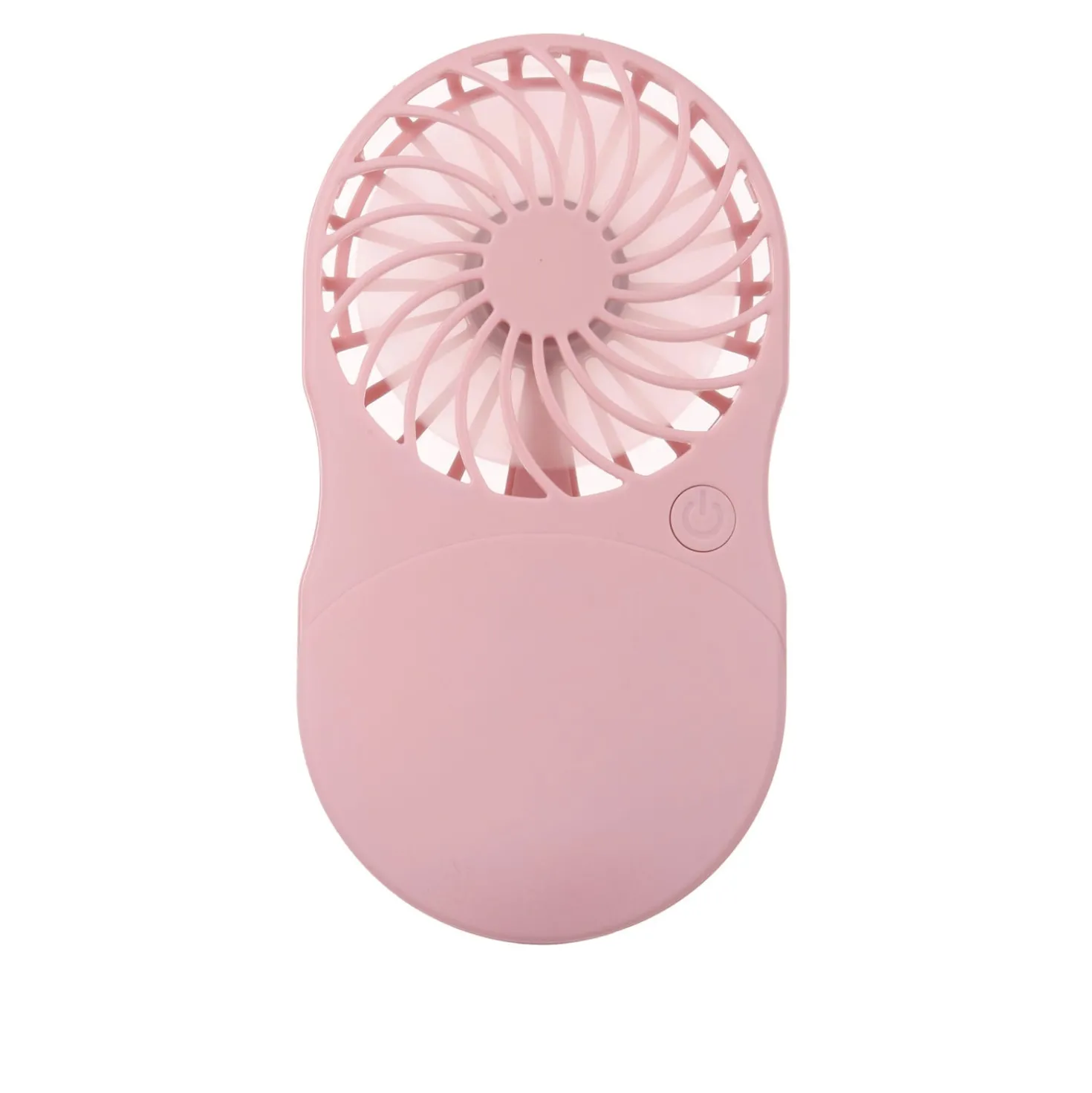 Miniventilatore tascabile con specchio led rosa
