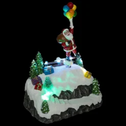 Mini villaggio palloncini Babbo Natale con luci