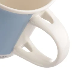 Mug azzurra 400 ml con cucchiaino