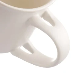Mug caffè bianca 400 ml con cucchiaino