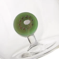 Mug in vetro borosilicato 380 ml kiwi