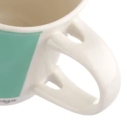 Mug verde 400 ml con cucchiaino