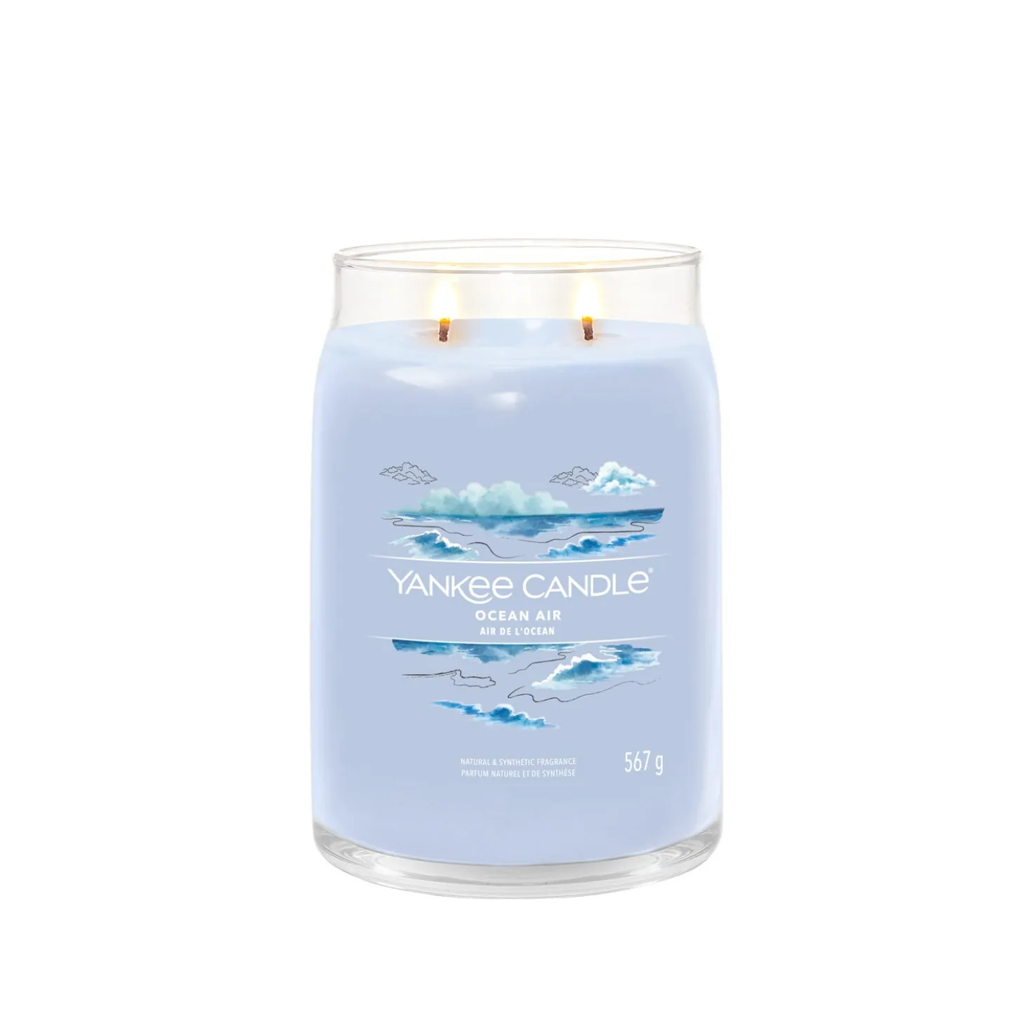 Ocean Air candela in giara grande Yankee Candle