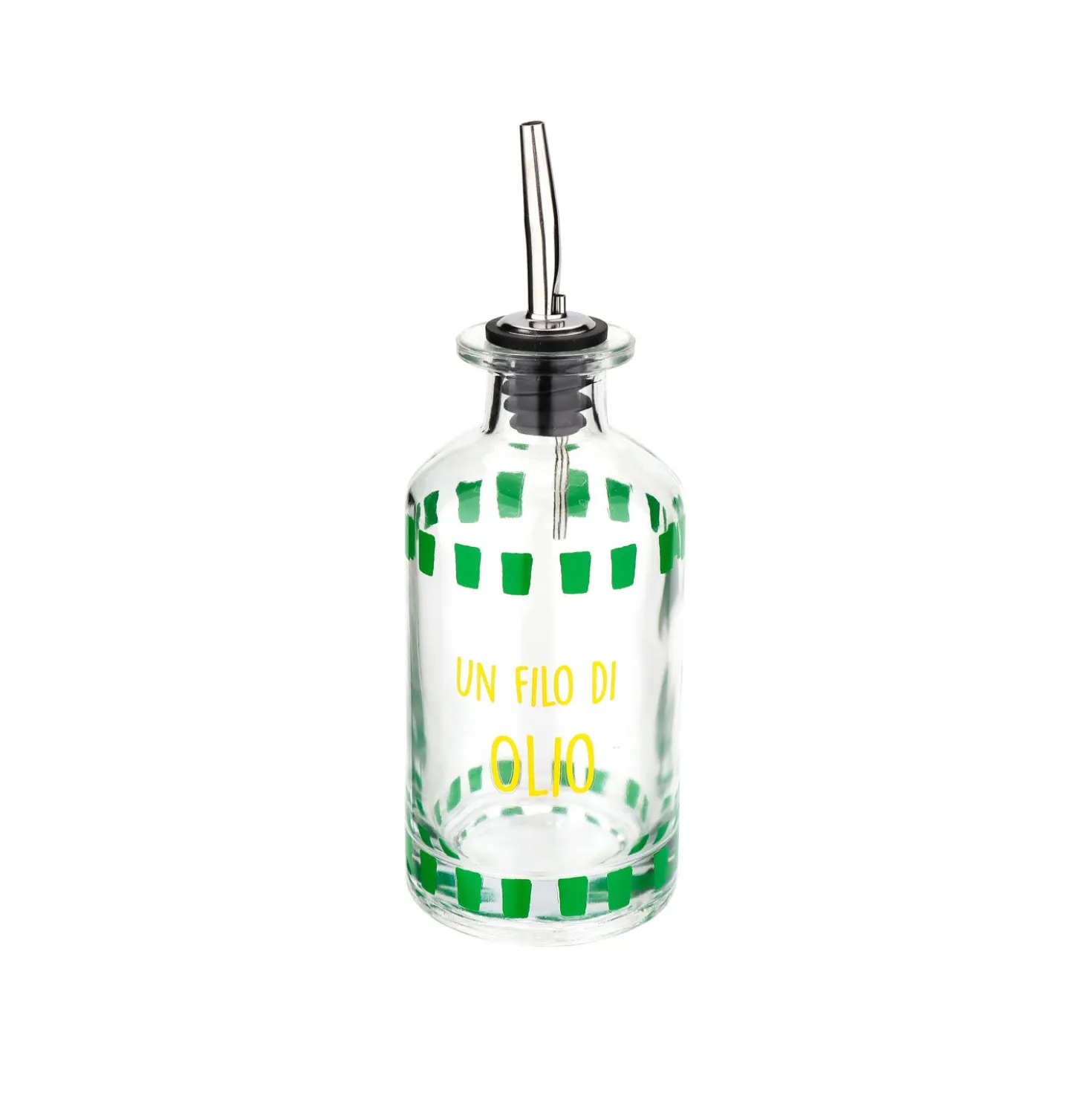 Oliera con beccuccio vetro 330 ml Filo d'olio Color Bloom