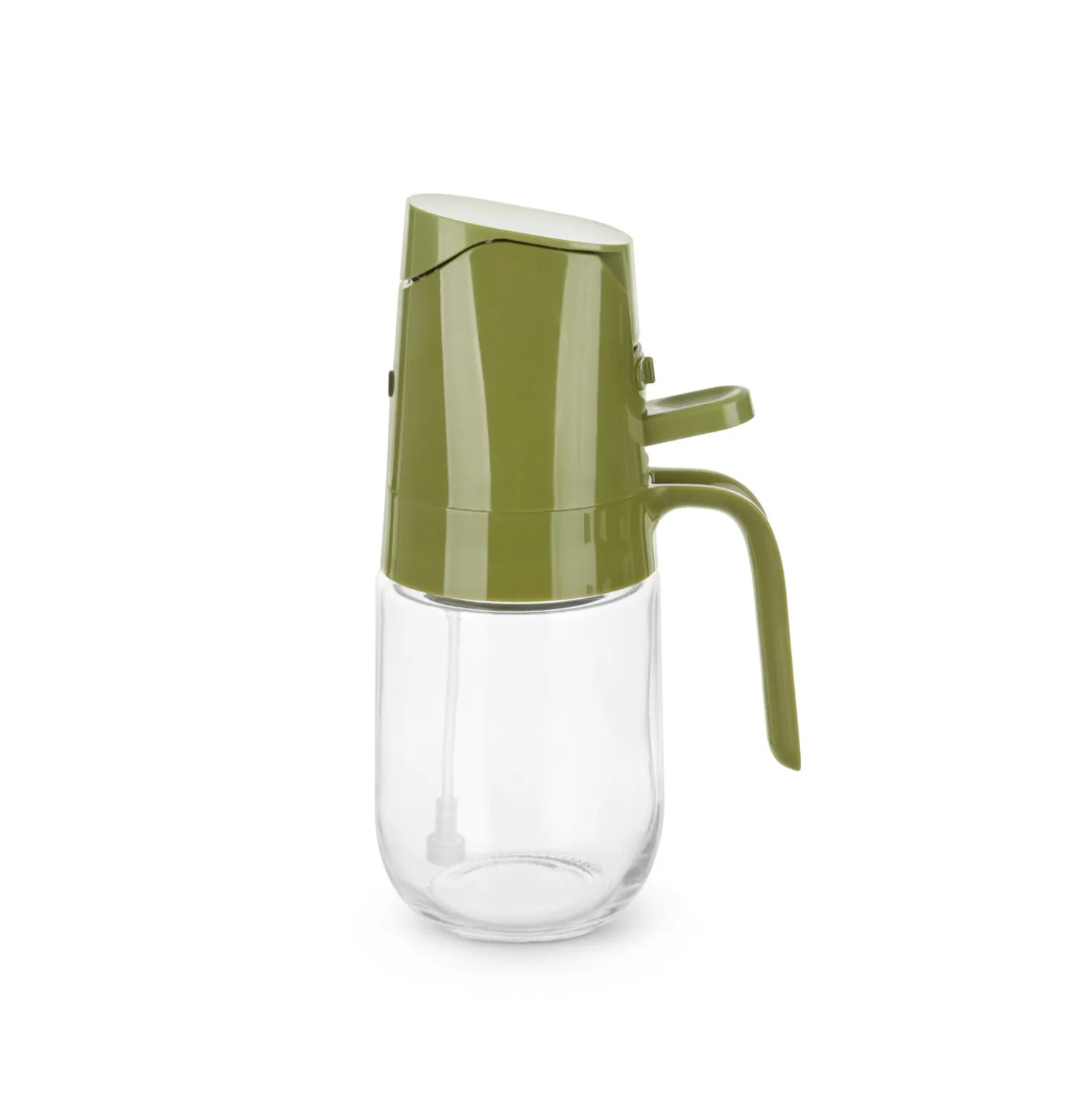 Oliera spray e versa vetro 300 ml tappo verde
