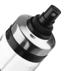 Oliera spray in vetro con scritta