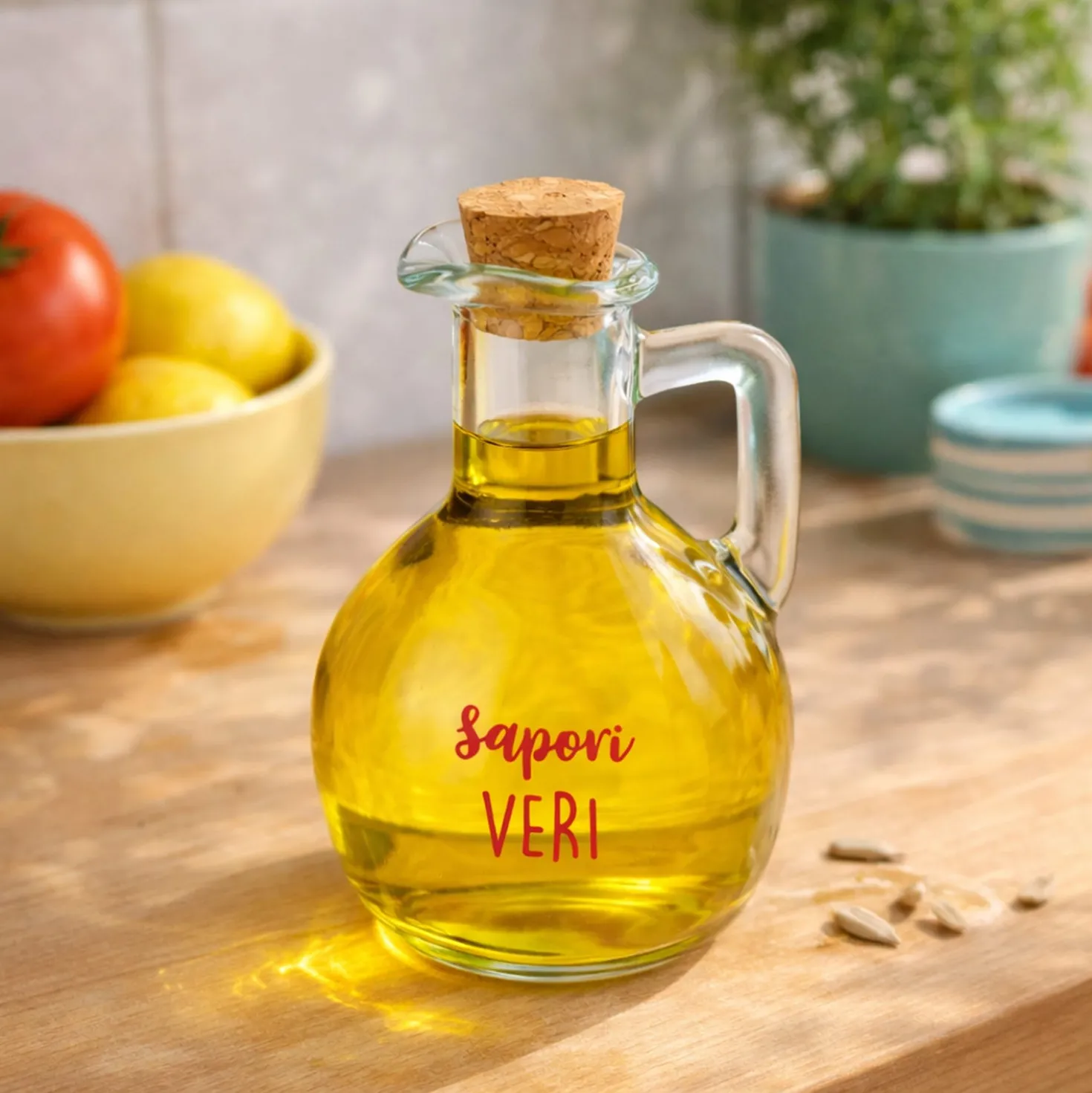 Oliera vetro 180 ml Sapori veri Color Bloom