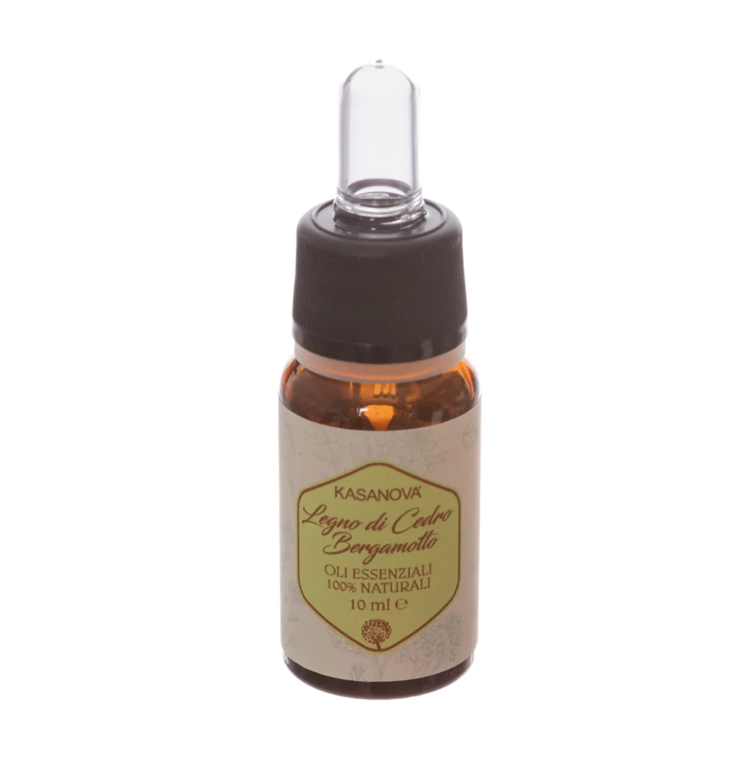 Olio essenziale Legno di cedro e bergamotto da 10 ml con contagocce