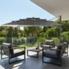 Ombrellone 400x300 cm Elea grigio