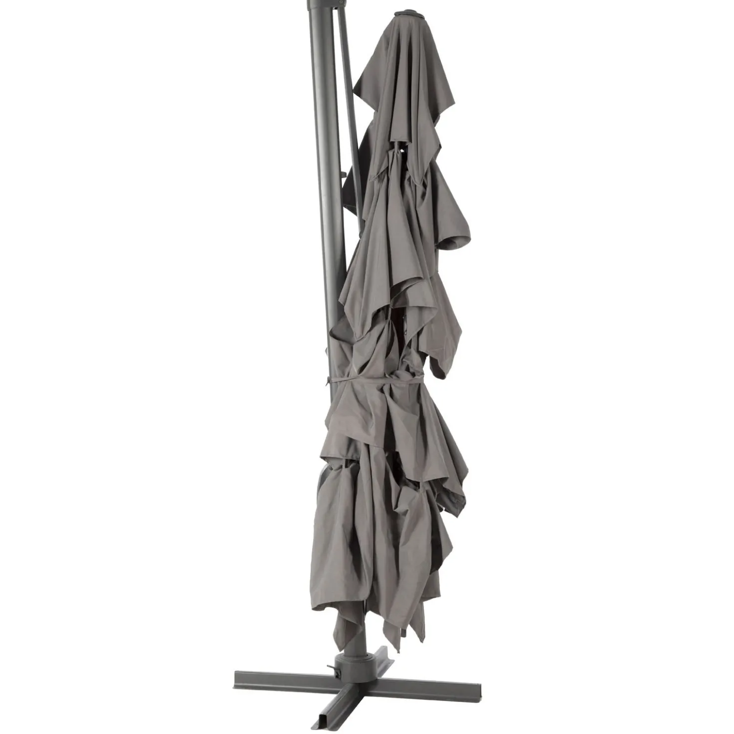 Ombrellone 400x300 cm Elea grigio