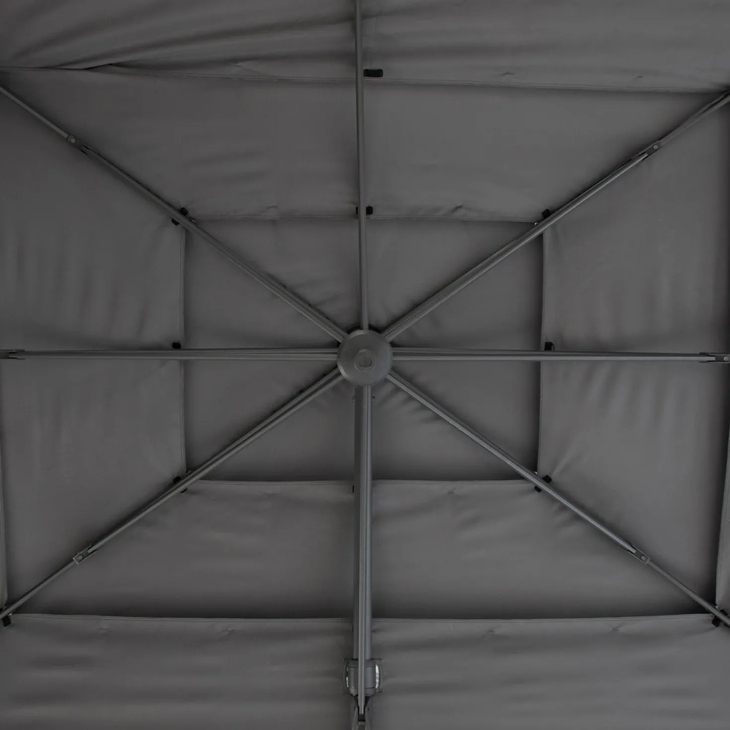 Ombrellone 400x300 cm Elea grigio