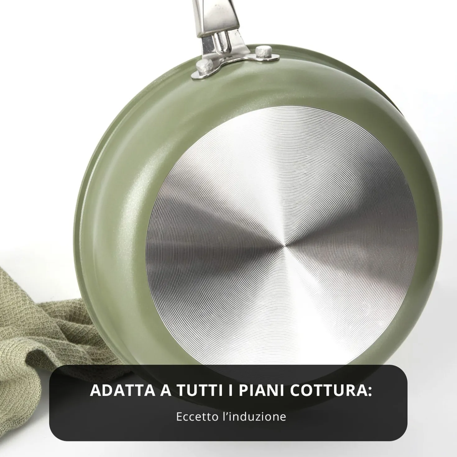 Padella alta 16 cm Mini Fantasy verde