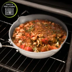 Padella alta induzione 24 cm con coperchio Fatto in casa da Benedetta
