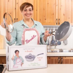 Padella alta induzione 24 cm con coperchio Fatto in casa da Benedetta