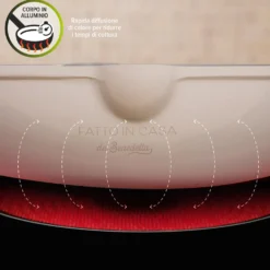 Padella alta induzione 24 cm con coperchio Fatto in casa da Benedetta