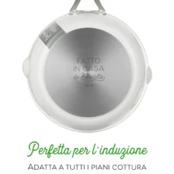 Padella alta induzione 24 cm con coperchio Fatto in casa da Benedetta