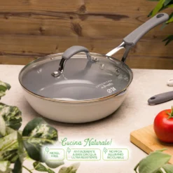 Padella alta induzione 24 cm con coperchio Fatto in casa da Benedetta