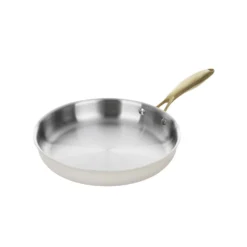 Padella 26 cm in acciaio bianco oro California