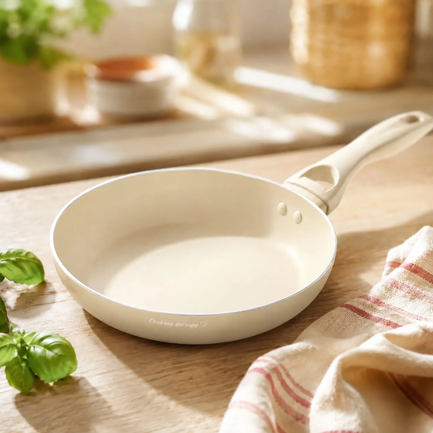Padella 22 cm sabbia Cooking Therapy