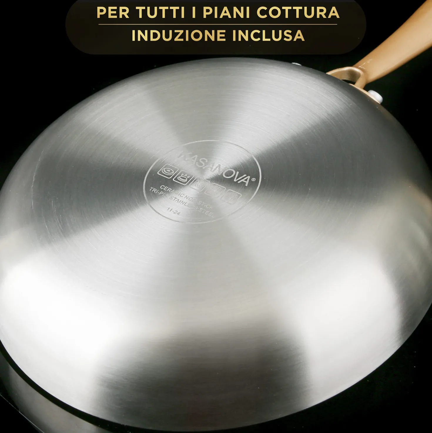 Padella 20 cm triplo strato Tri Ply - Gold